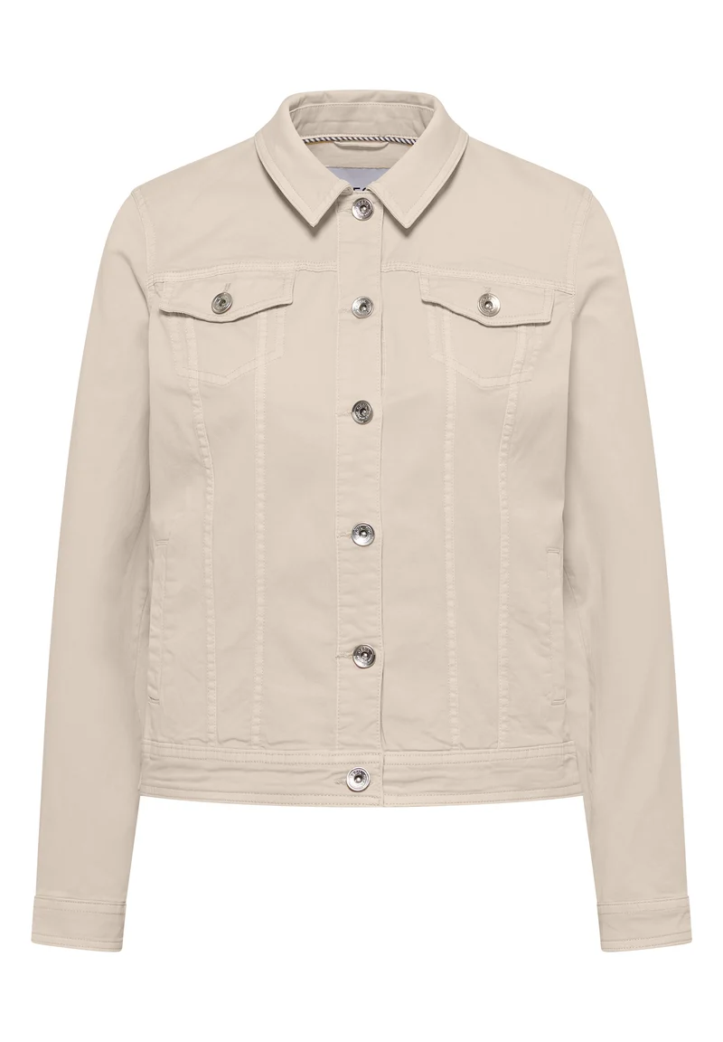 Jeansjacke mit Brusttaschen und Knöpfen