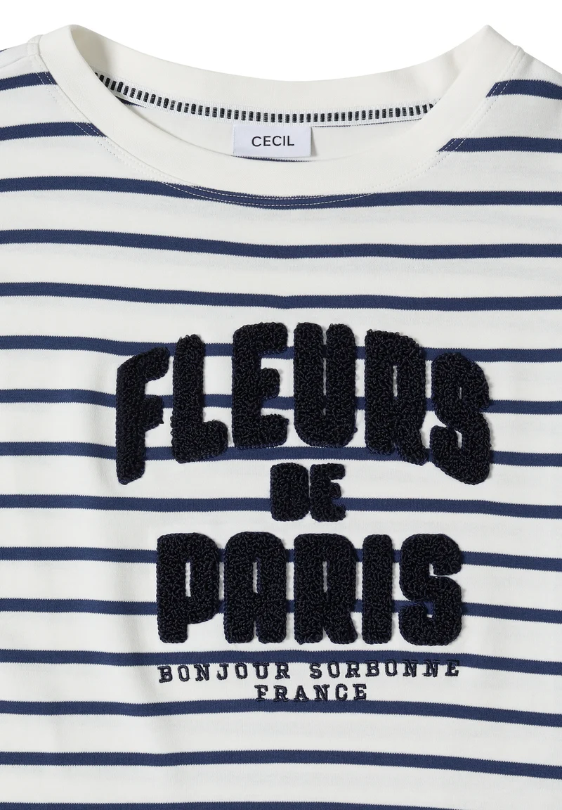 3/4-Arm Shirt mit Wording Artwork