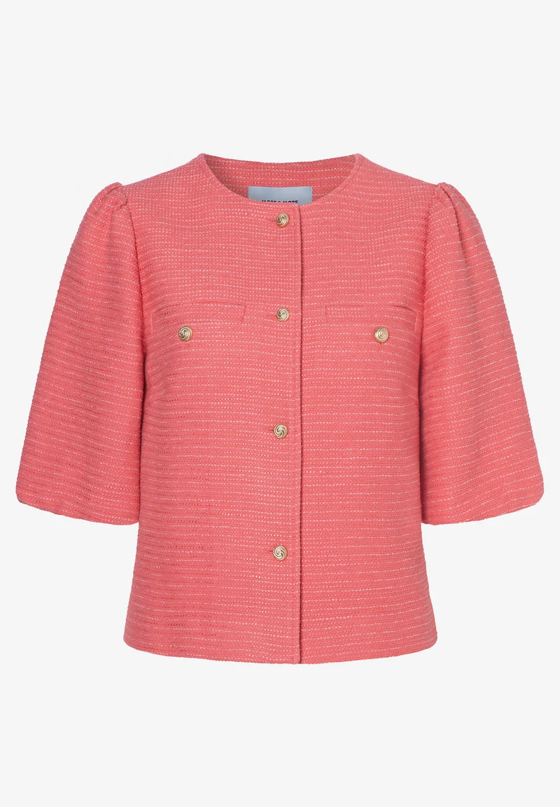 kurze Boucléjacke