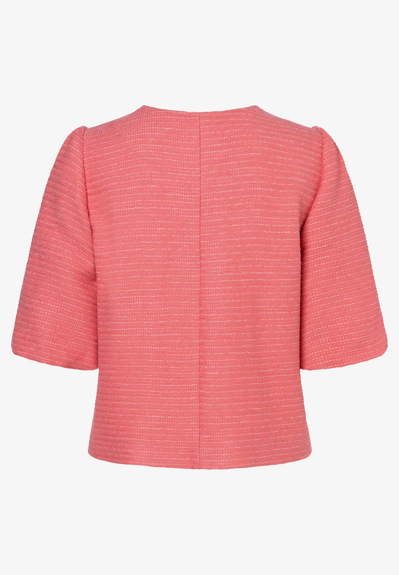 kurze Boucléjacke