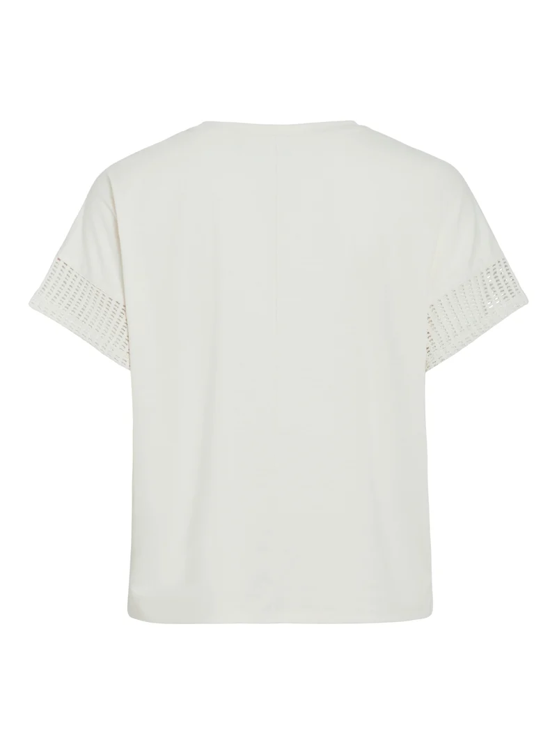 VIZIMA CROCHET O-NECK S/S TOP