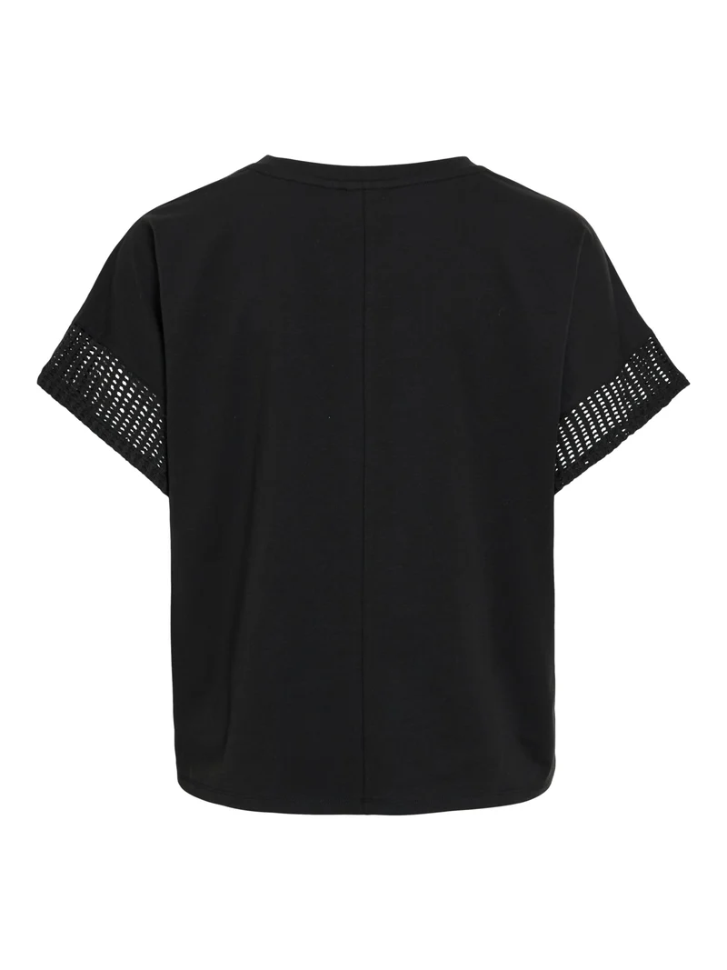 VIZIMA CROCHET O-NECK S/S TOP