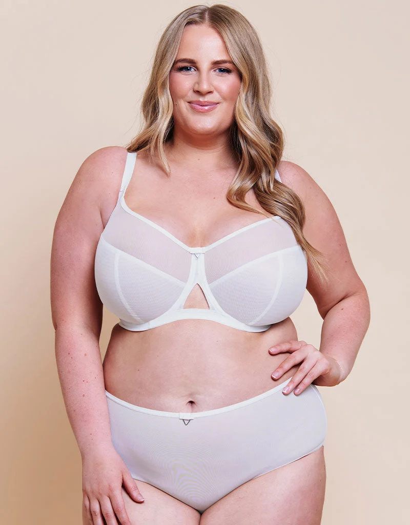 Curvy Kate Victory Side Support Balcony Bra White