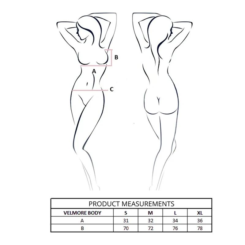 PASSION – VELMORE Body mit Spitze