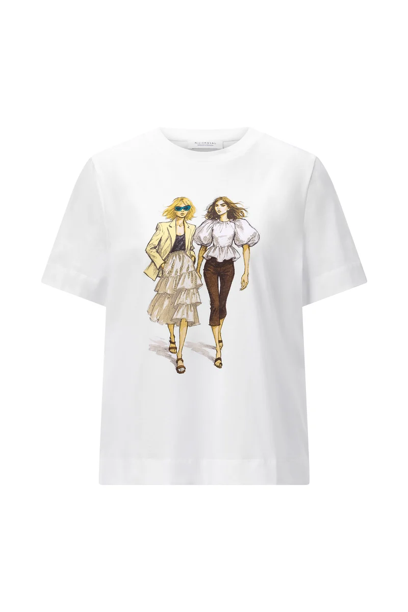 Easy Fit T-Shirt Women Print