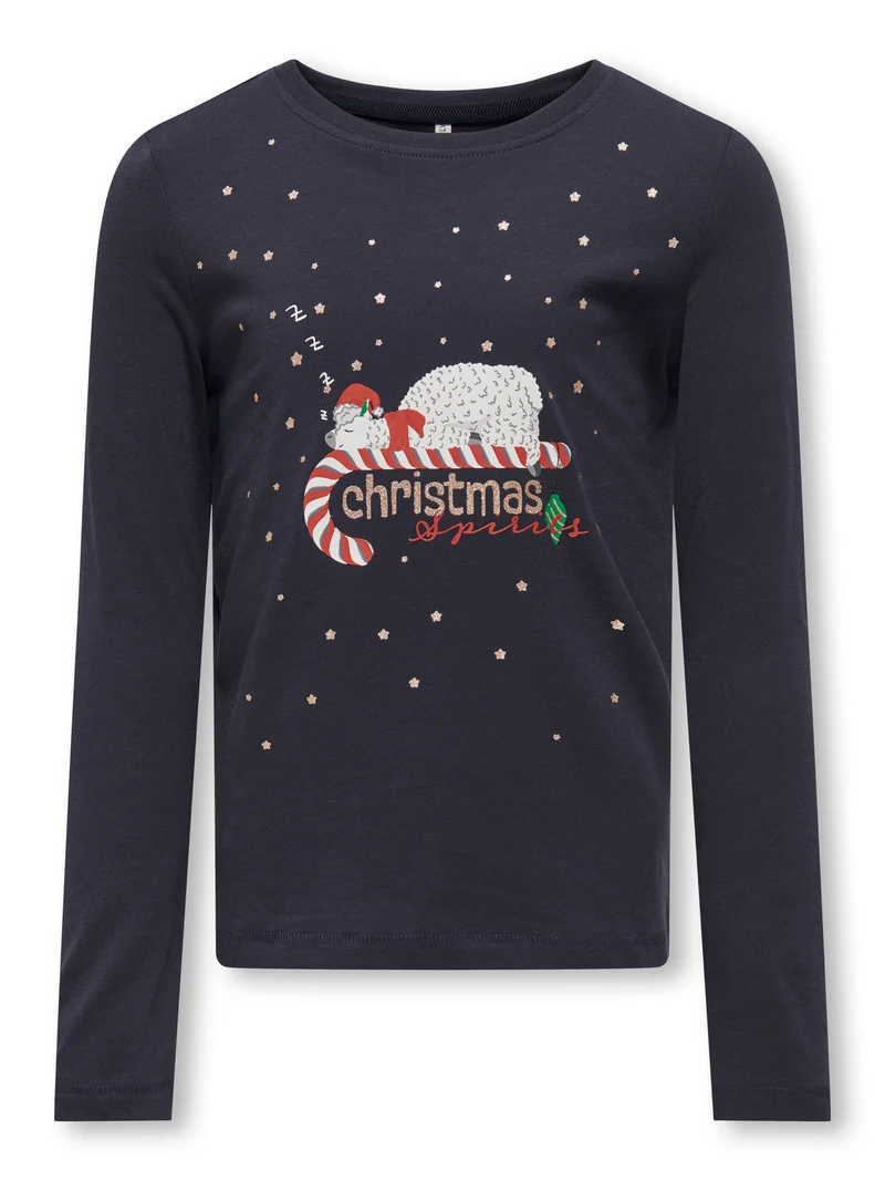 KOGXMAS LIFE YRSA LIFE REG L/S TOP JRS