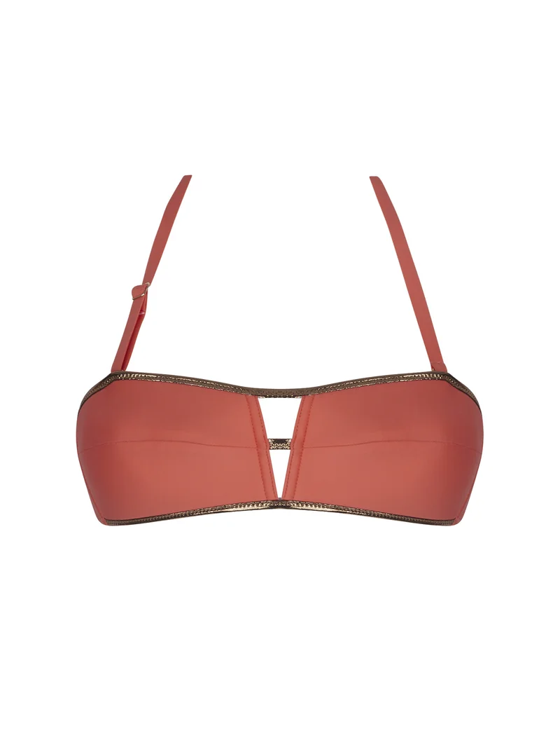 Antigel Swimwear von Lise Charmel – La Smartissime Soft Bandeau Strapless Bikini Corail Bronze