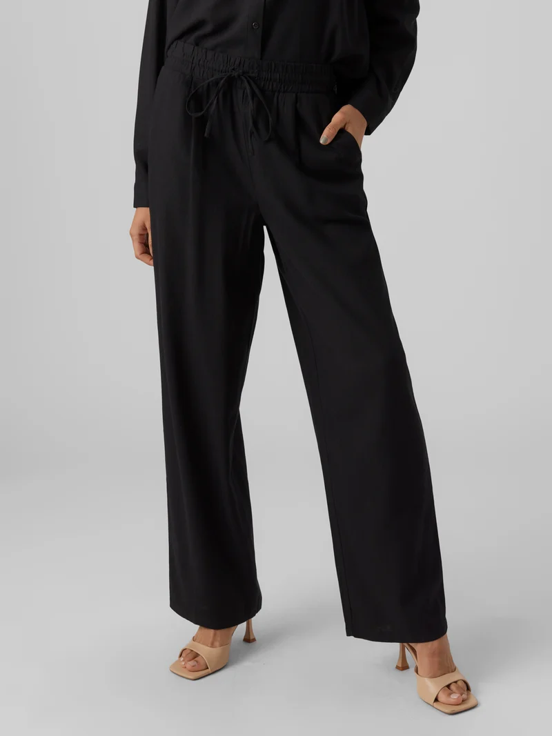 VMJESMILO LIN HW WIDE PANTS WVN NOOS