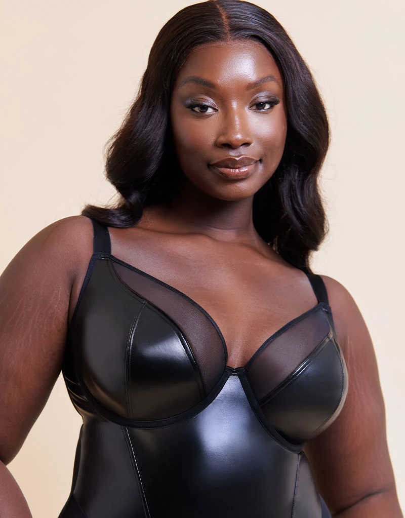 Curvy Kate Rebelle Plunge Body Black