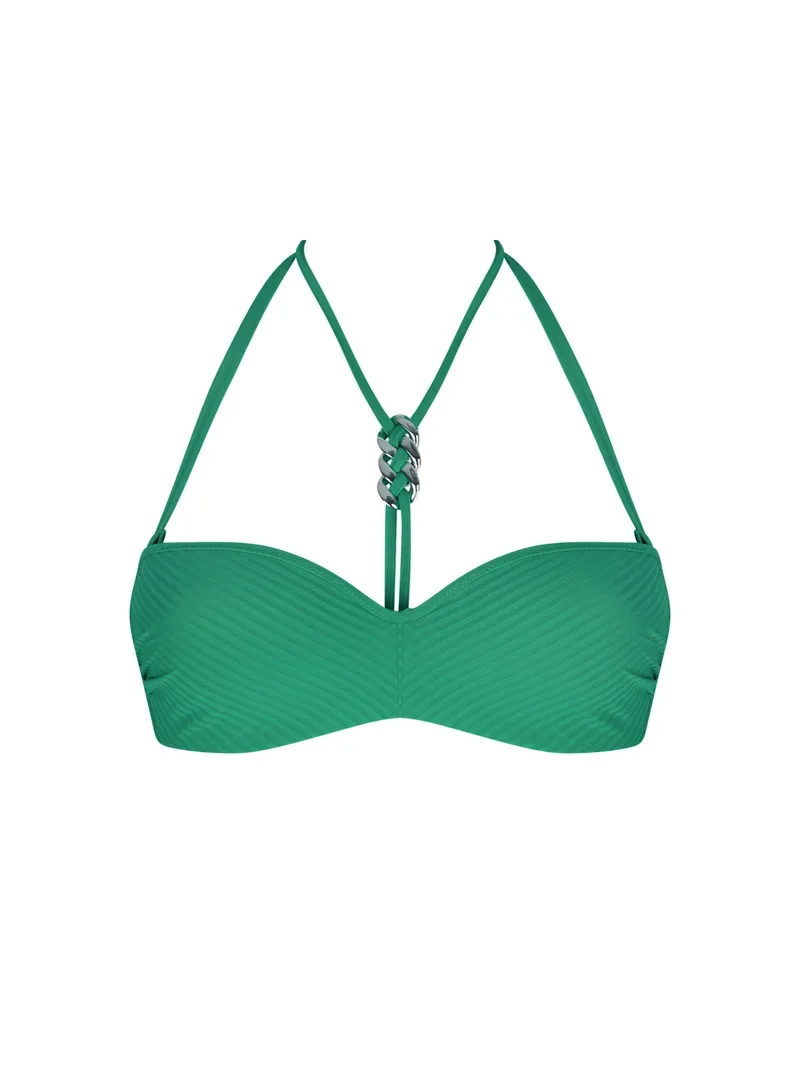 Antigel Bademode von Lise Charmel – La Stricto Chic Soft Bandeau Trägerloser Bikini Stricto Vert