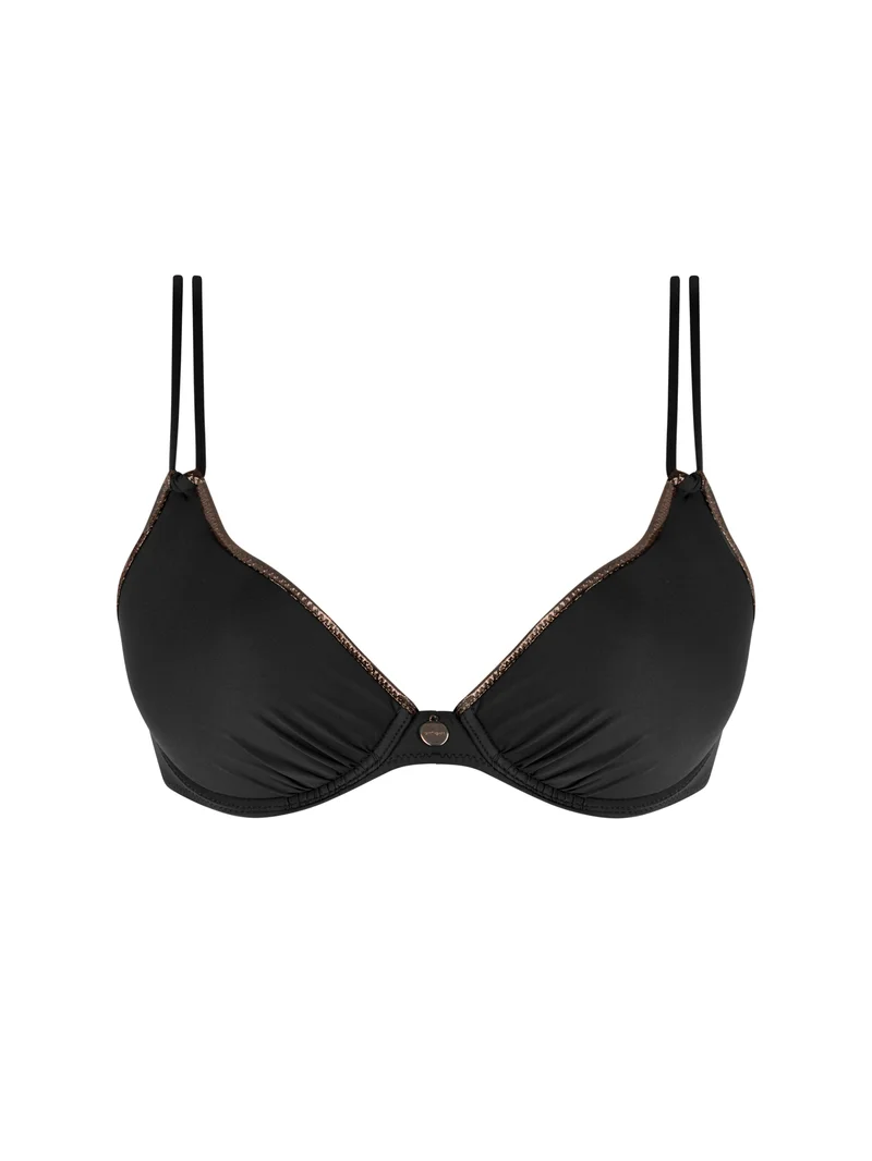 Antigel Swimwear von Lise Charmel – La Smartissime Gepolsterter Bikini Noir Bronze