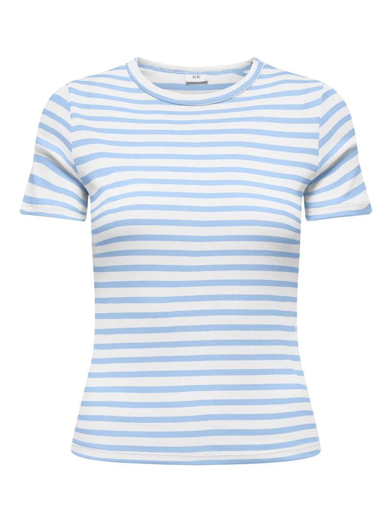 JDYLUCKY SS O NECK STRIPE TOP JRS DIA