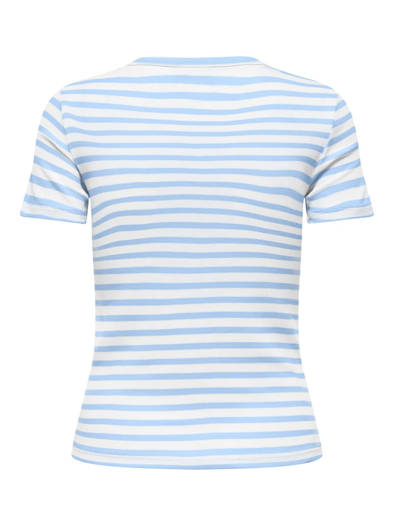 JDYLUCKY SS O NECK STRIPE TOP JRS DIA