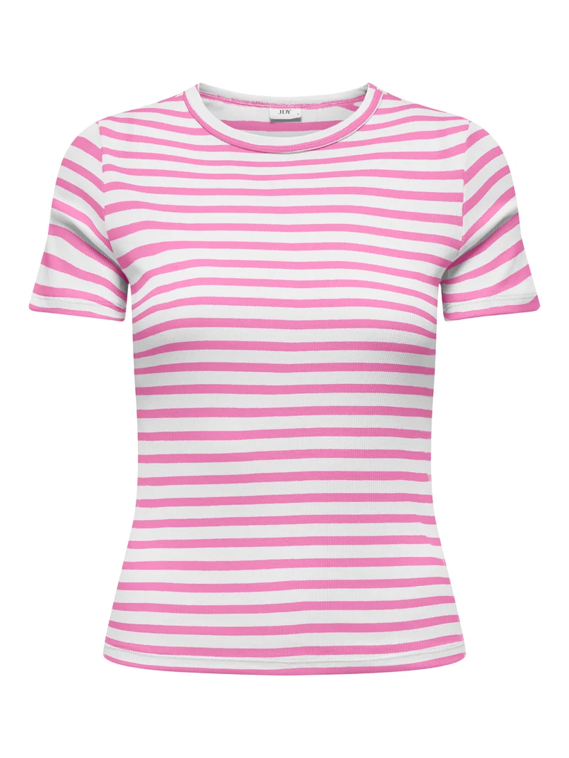 JDYLUCKY SS O NECK STRIPE TOP JRS DIA