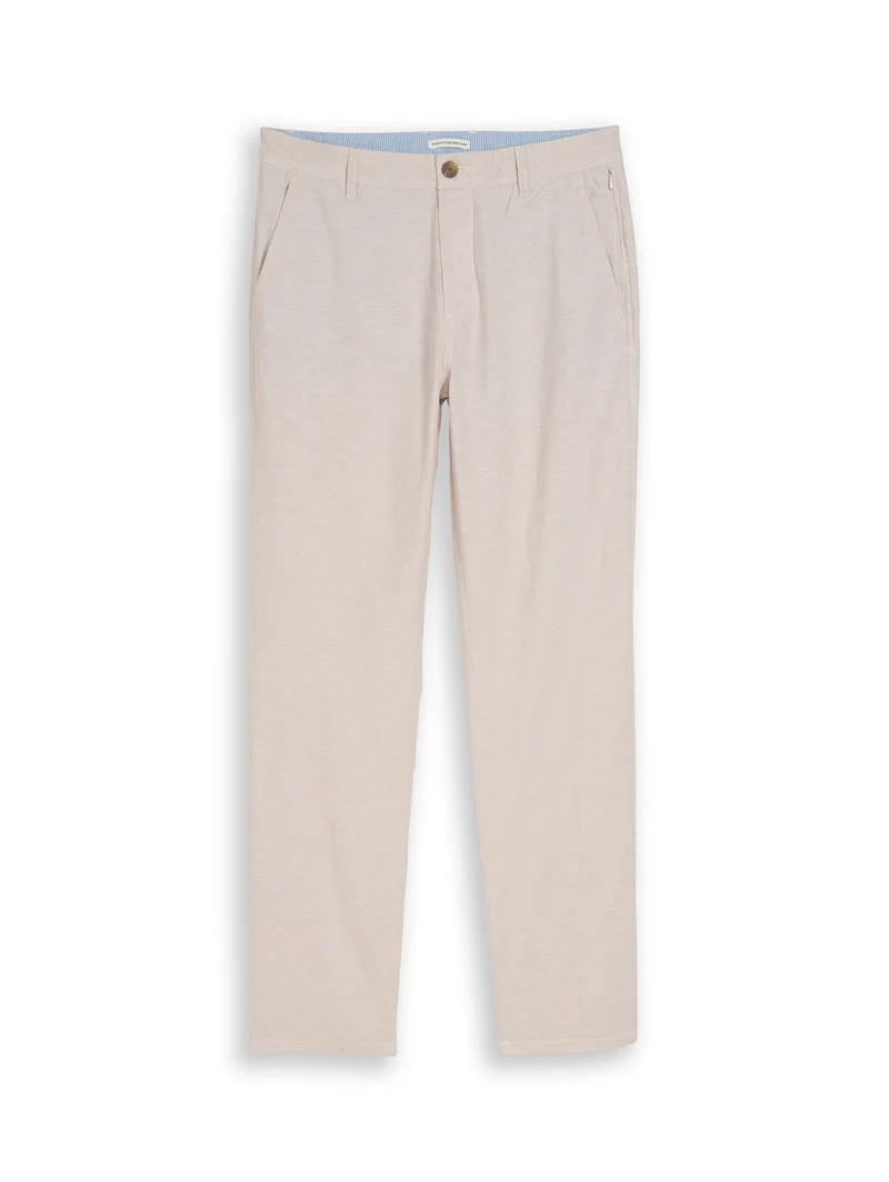 TTREGULAR Chino Hose mit Leinenanteil