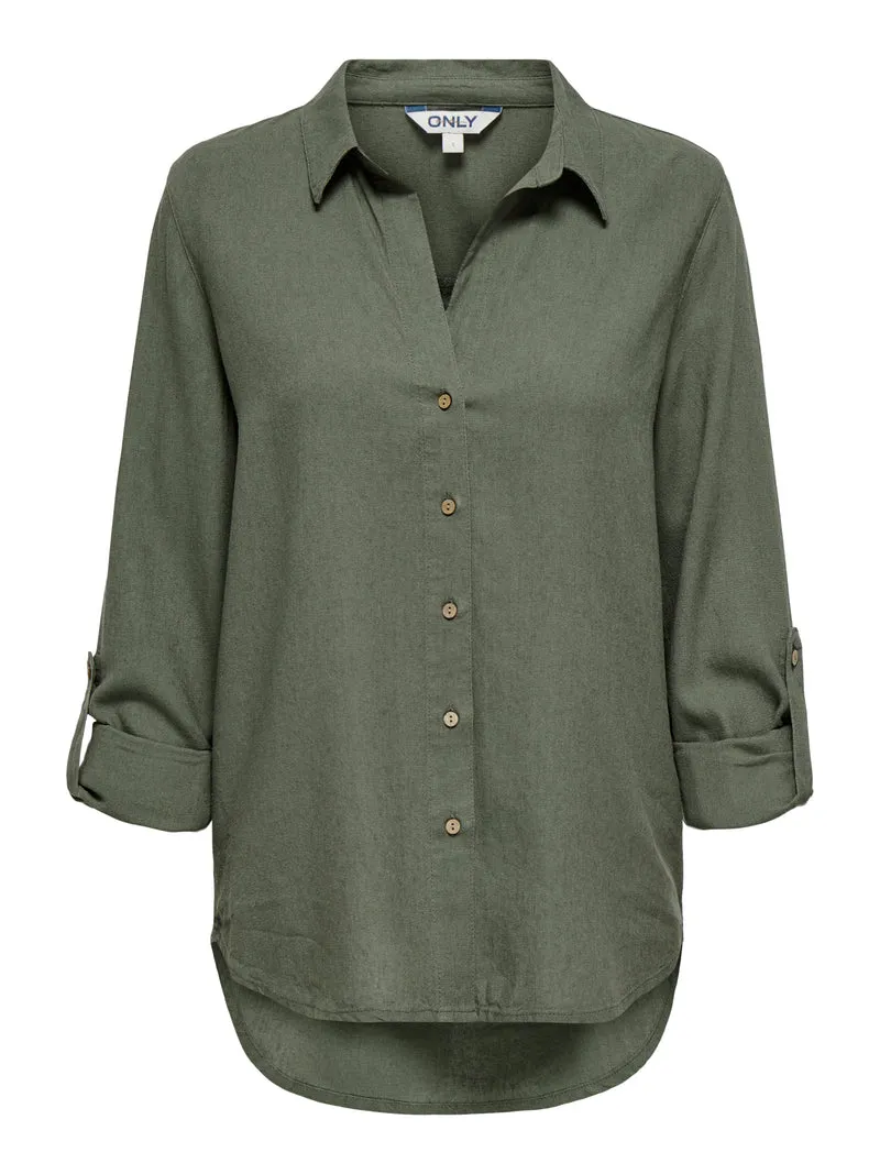 ONLGOA 3/4 STRAP LINEN BL SHIRT CC PNT