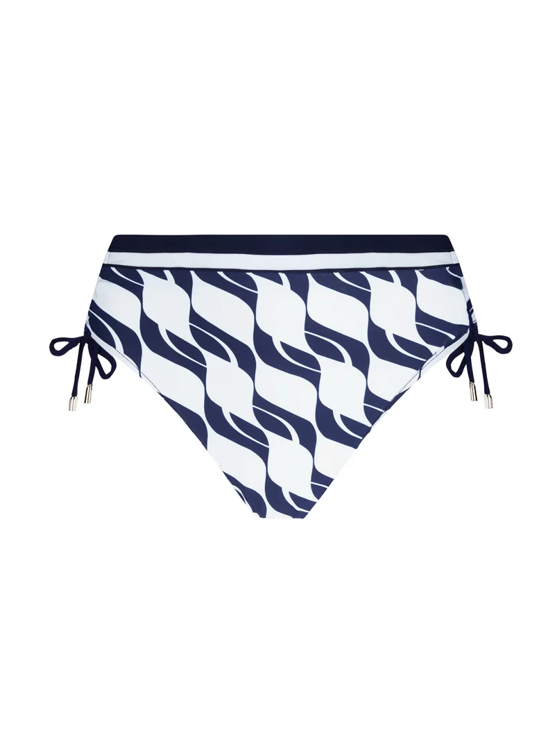 Lise Charmel Bademode – Danse Des Vagues verstellbarer Bikini mit hoher Taille, Danse Blue