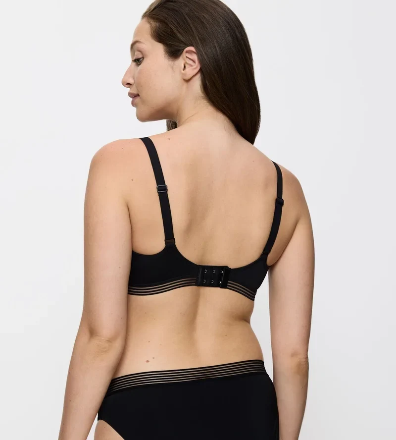 Triumph – Infinite Sensation Minimiser-BH ohne Polsterung, Schwarz