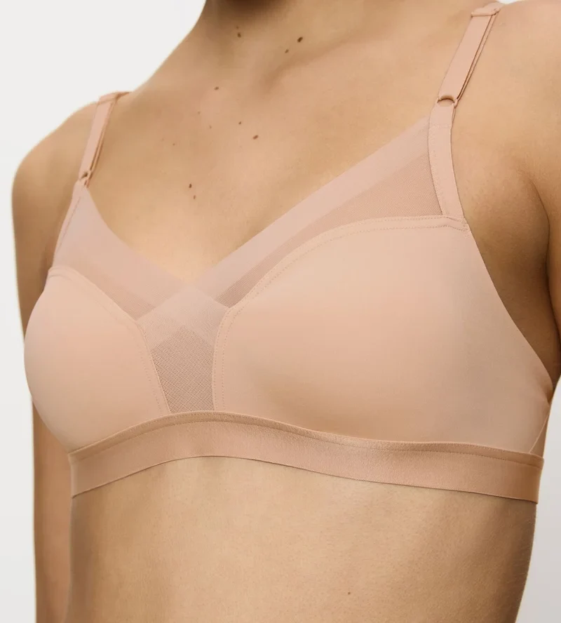 Triumph – Shape Smart Kabelloser, ungepolsterter Glättungs-BH, Neutral Beige