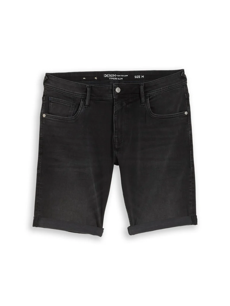 TTPIERS SLIM Jeans Shorts mit Superstretch