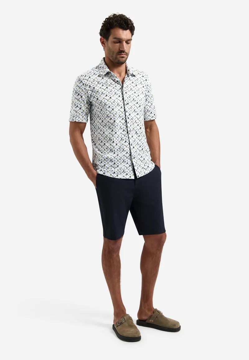 Shirt Short Sleeve Jersey Allover Printed