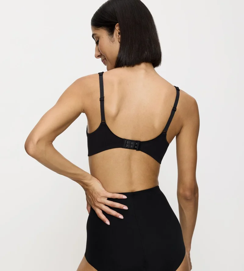 Triumph – Modern Lace Plus Cotton Wireless Bra Schwarz