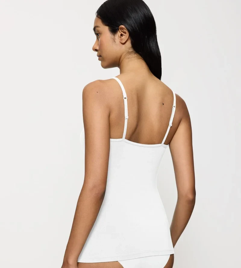 Triumph – Feel Of Modal Spaghetti Top Weiß