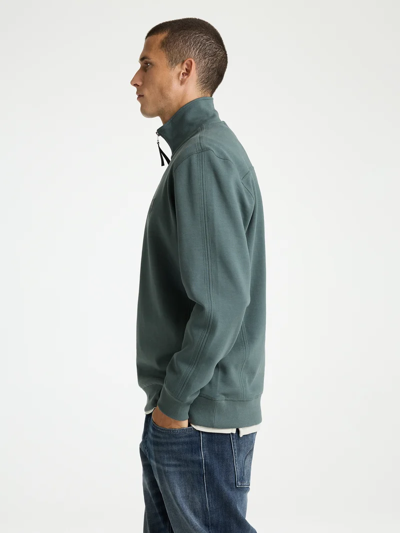 RYDER ZIP-UP, DK.GREEN