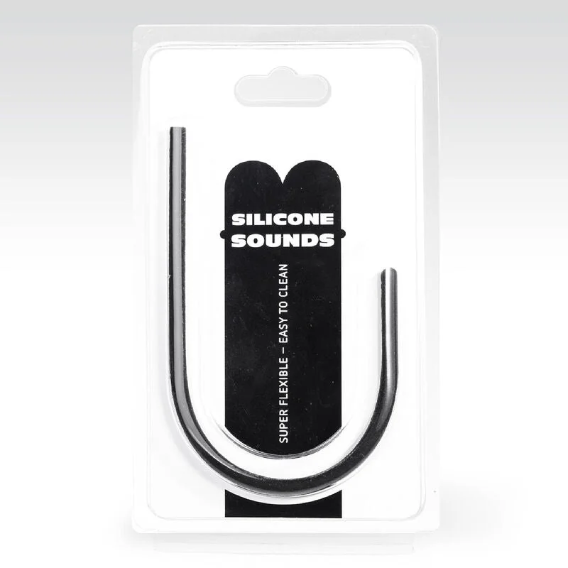 ALL BLACK - 8 MM HARNRÖHRENSONDE AUS SILIKON