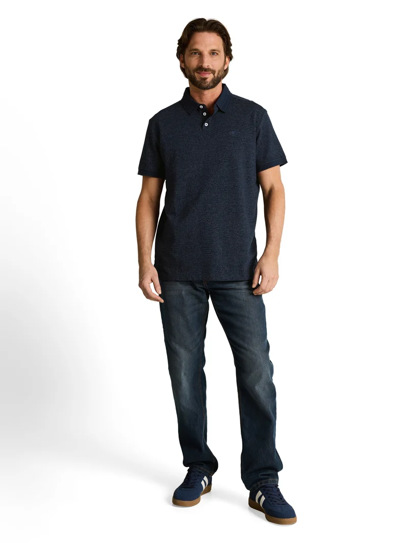 Poloshirt mit Logo-Print