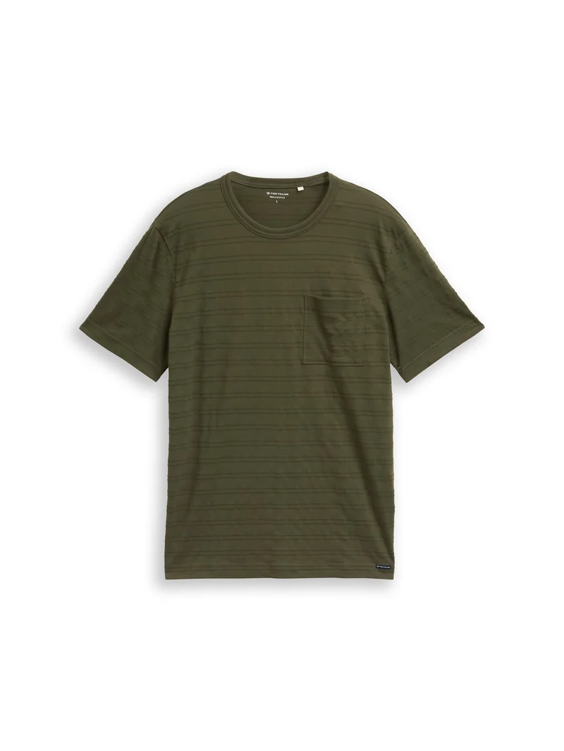T-Shirt mit Streifenmuster