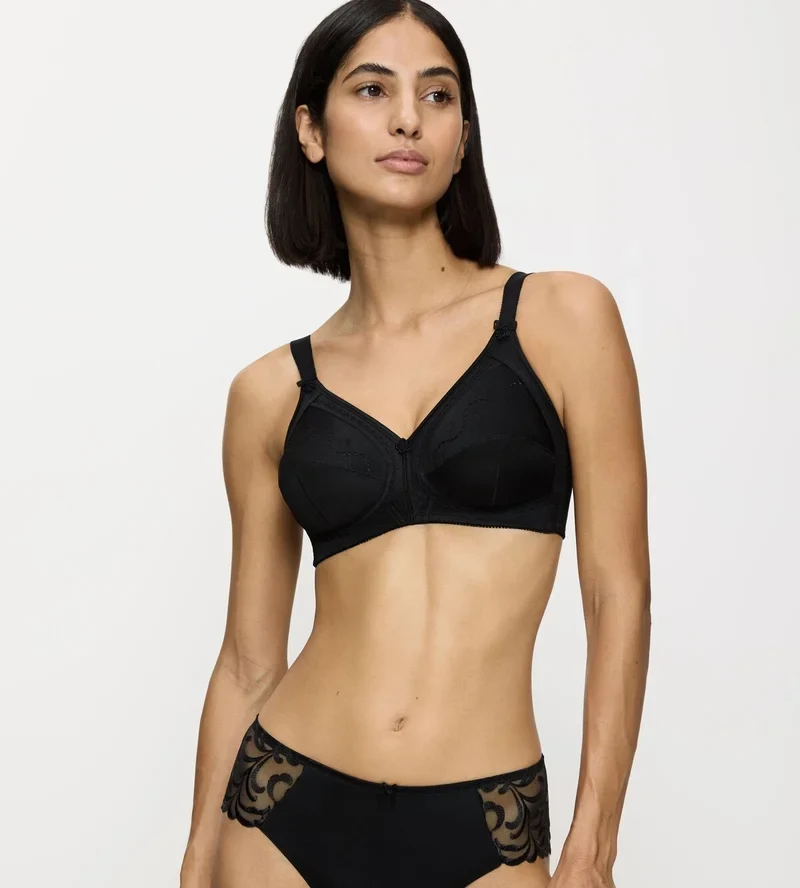 Triumph - Doreen Baumwoll-BH Schwarz