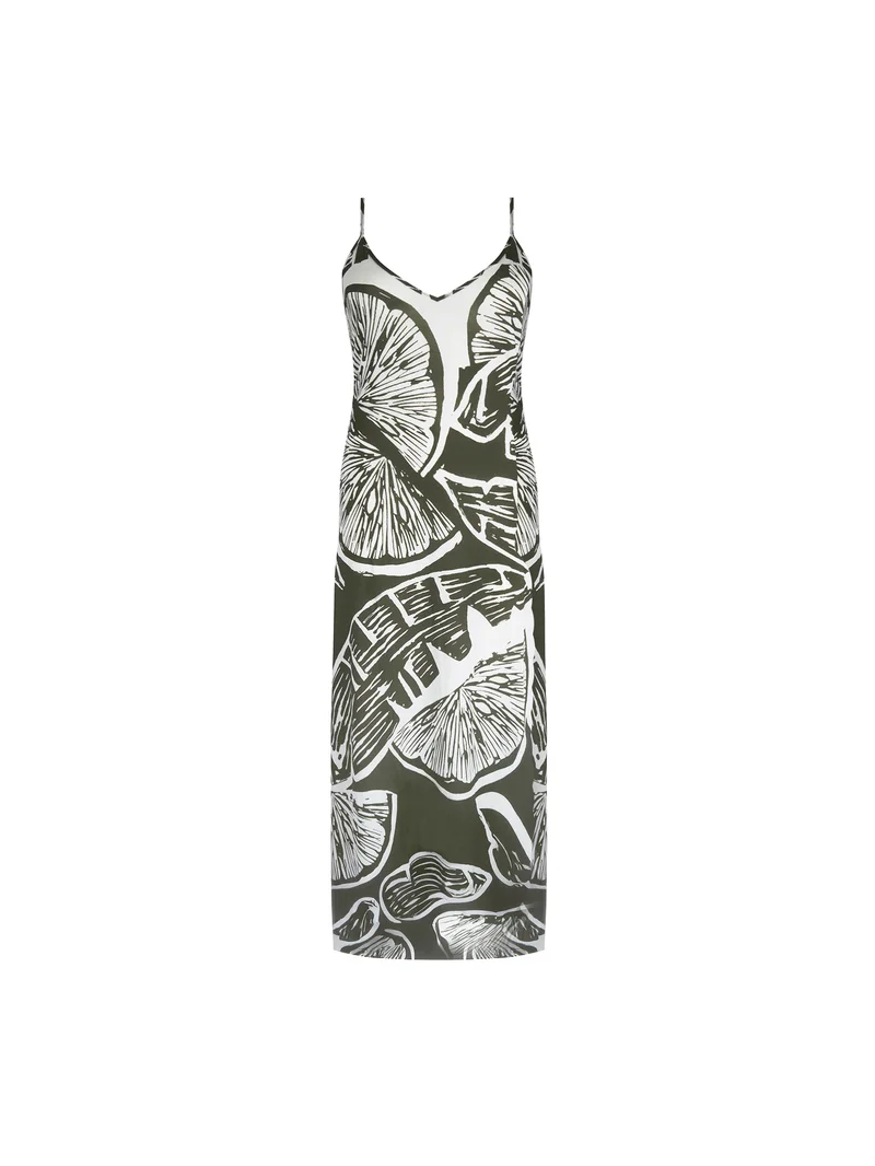Antigel by Lise Charmel - La Miss Cocktail Maxi Dress Cocktail Kaki