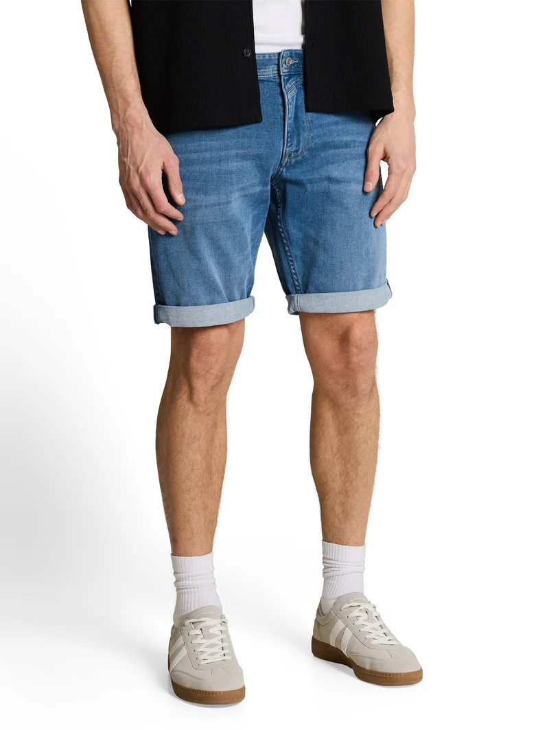 TTPIERS SLIM Jeans Shorts mit Superstretch