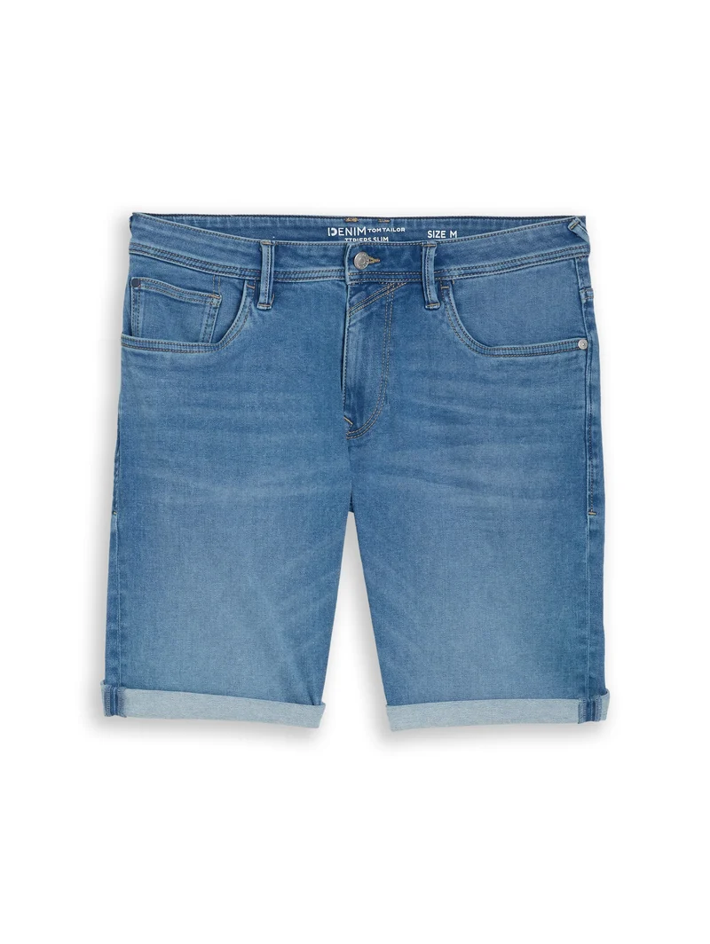 TTPIERS SLIM Jeans Shorts mit Superstretch
