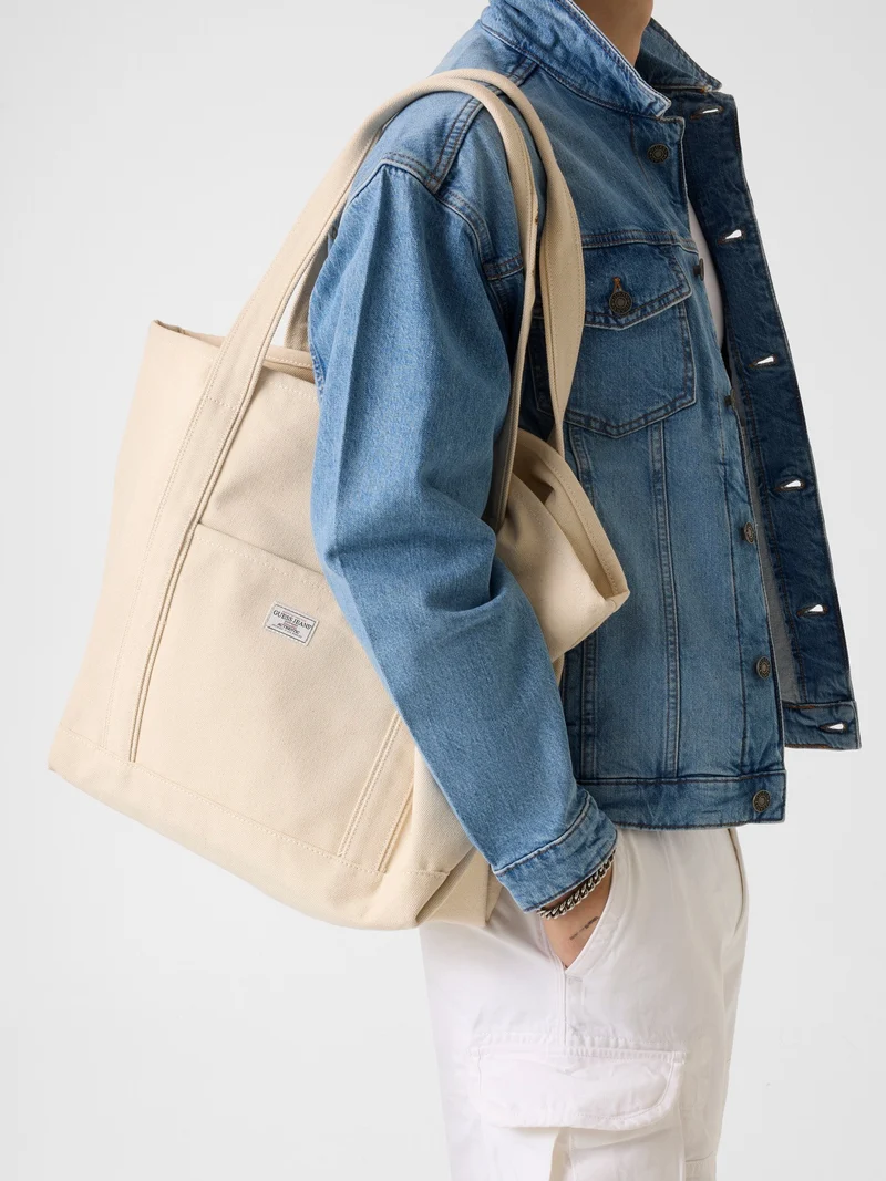GJ BIG TOTE CANVAS BAG