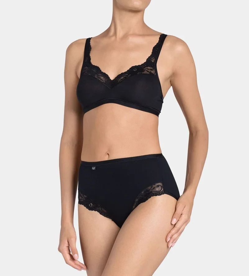 Sloggi - Romance High Waist Brief Schwarz