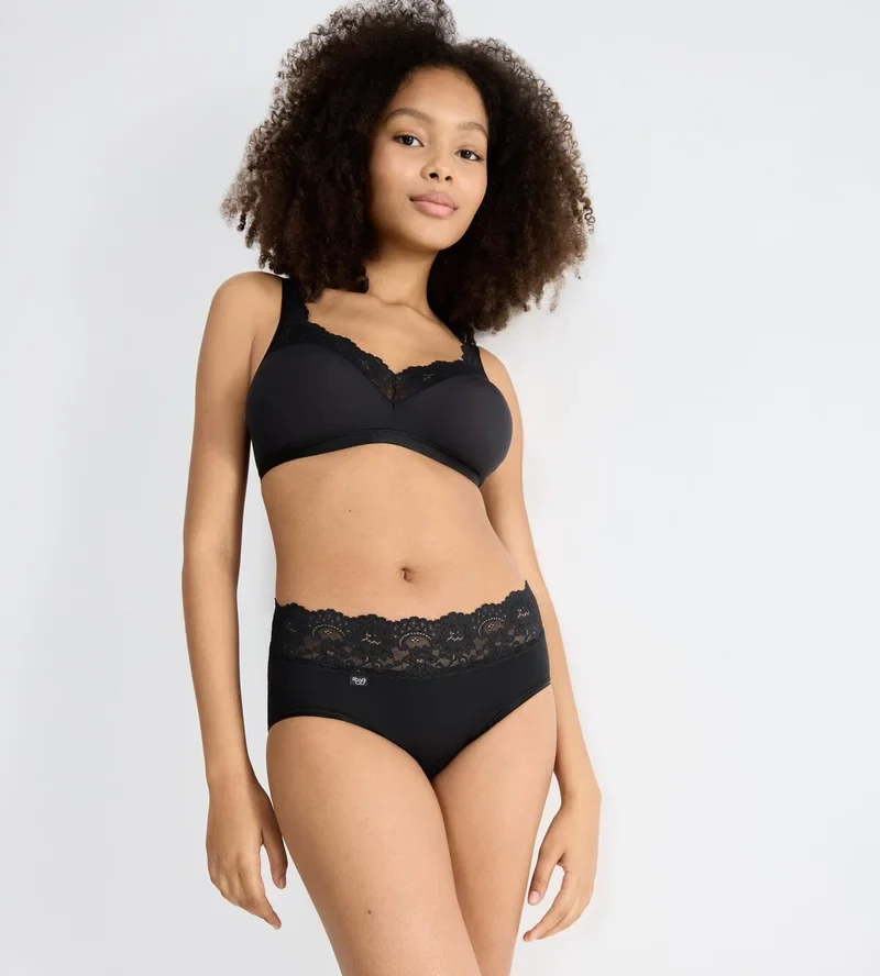 Sloggi - Romance Wireless Bra Schwarz