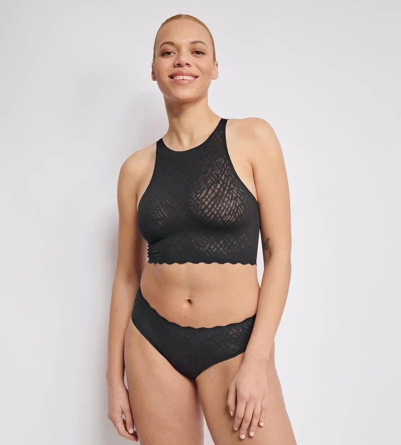 Sloggi - Zero Feel Bliss Crop Top Schwarz