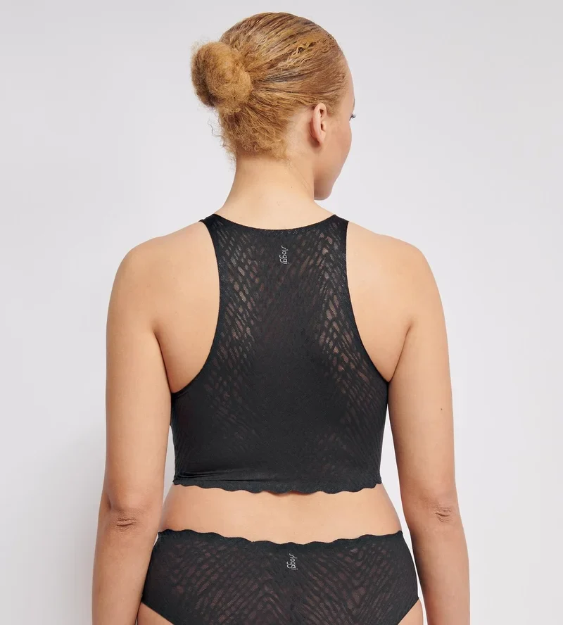 Sloggi - Zero Feel Bliss Crop Top Schwarz