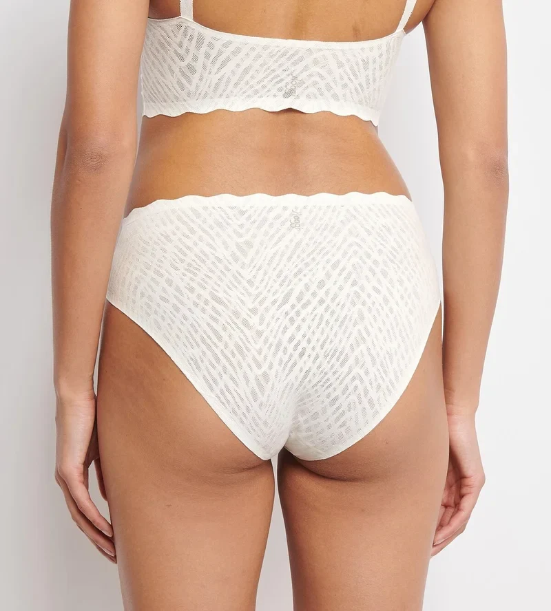 Sloggi - Zero Feel Bliss High Leg Brief Seide Weiß