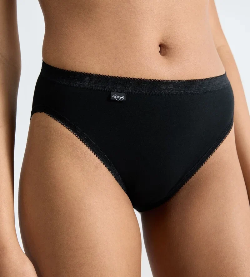 Sloggi - Basic Plus Tai Brief 3er-Pack Schwarz