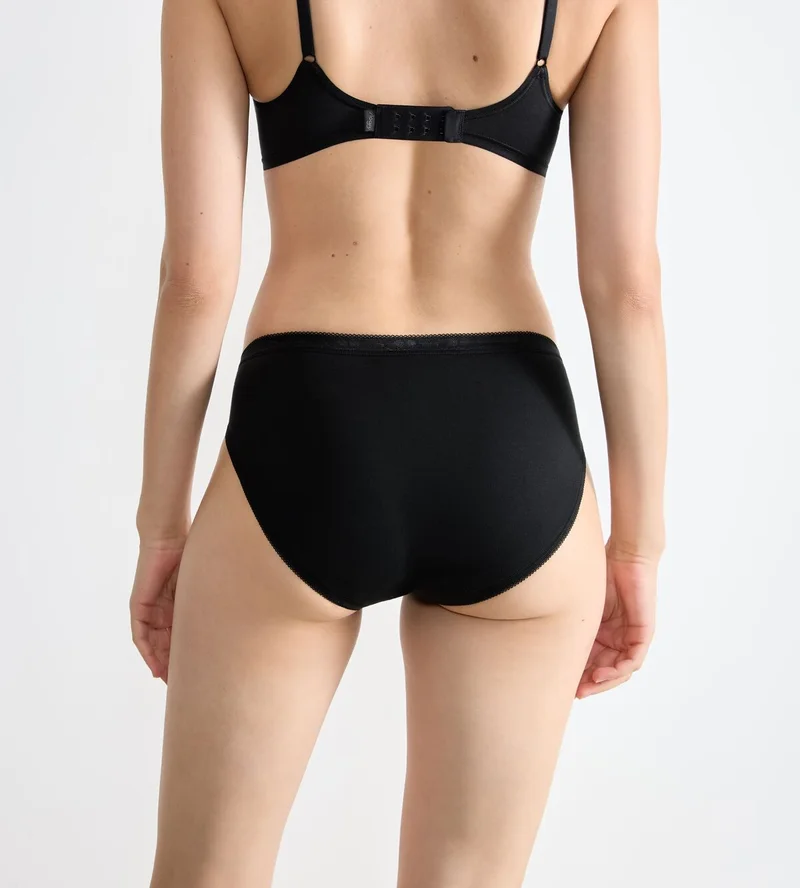 Sloggi - Basic Plus Slip 3er-Pack Schwarz
