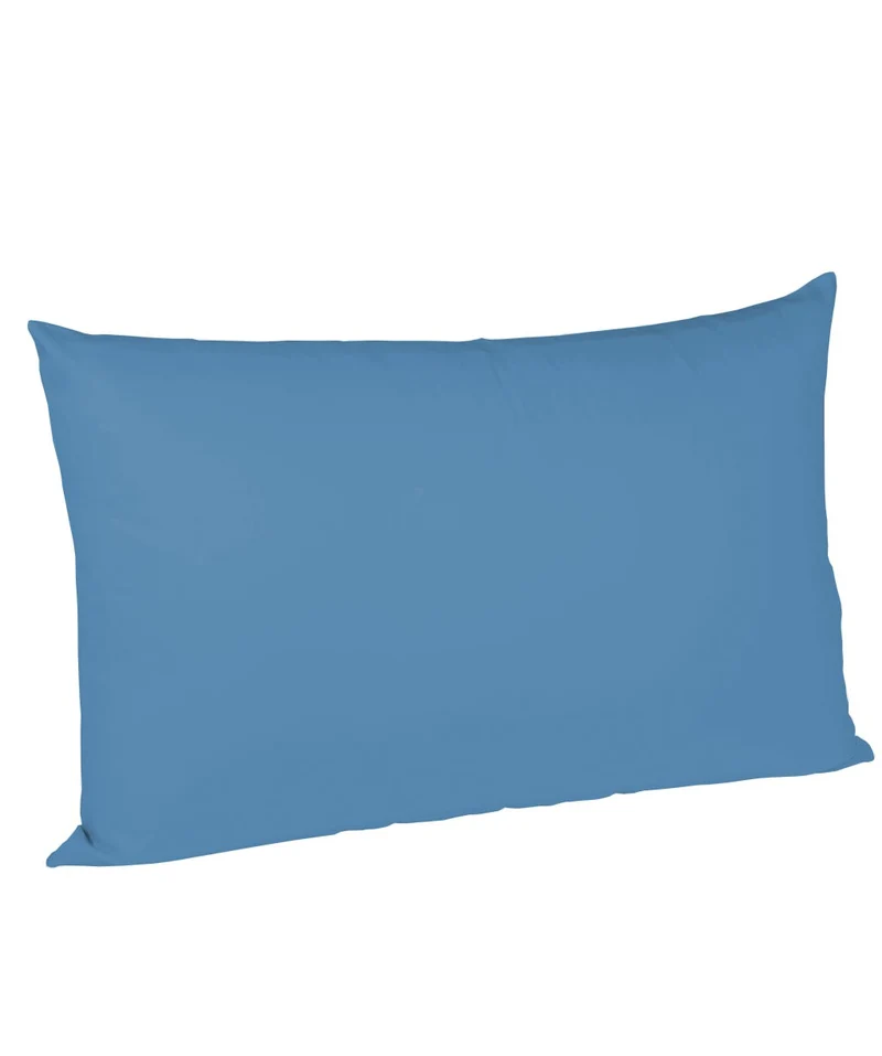 S-009100 | colours | fleuresse | Blaue Kissenbezüge aus edlem Mako Satin | 6072 MEERESBLAU | 100% Baumwolle | 4043202392524