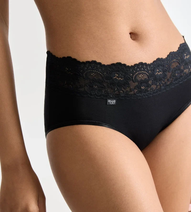 Sloggi - Romance Midi Brief Schwarz