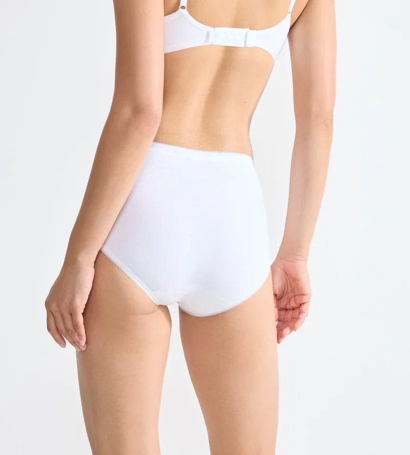 Sloggi – Basic Plus Slip, 2er-Pack, Weiß