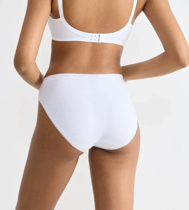 Sloggi – Basic Plus Slip, 2er-Pack, Weiß