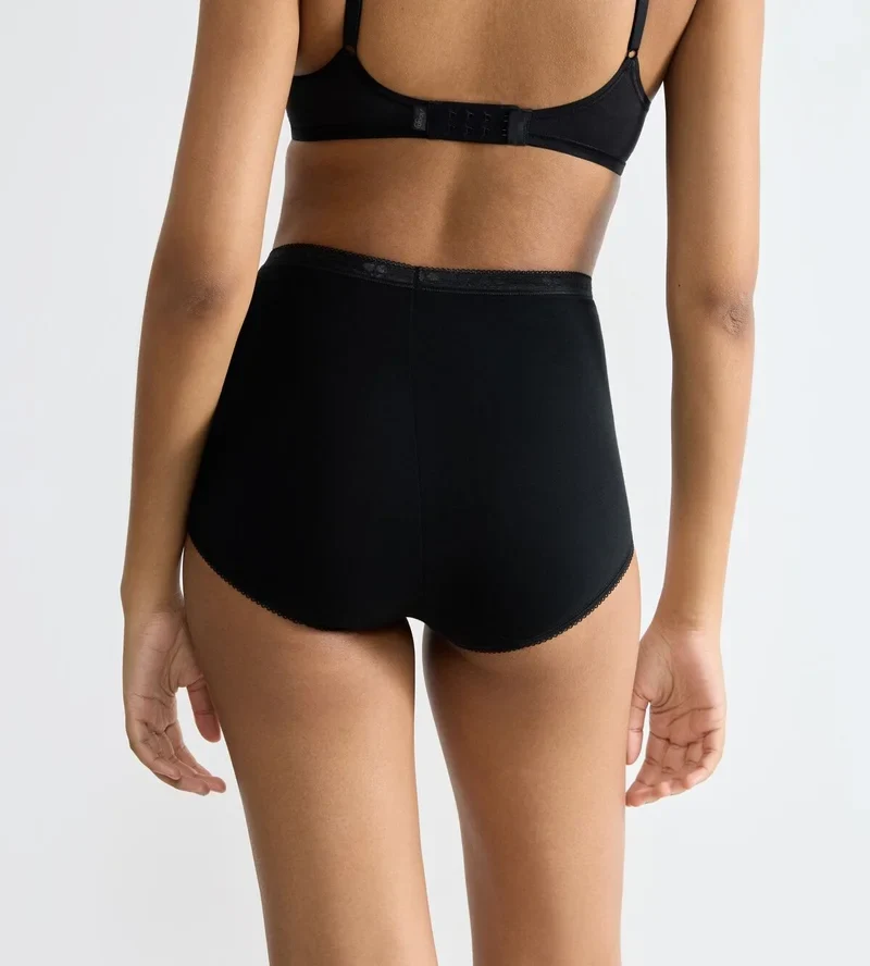 Sloggi - Basic Plus High Waist Brief 3er-Pack Schwarz