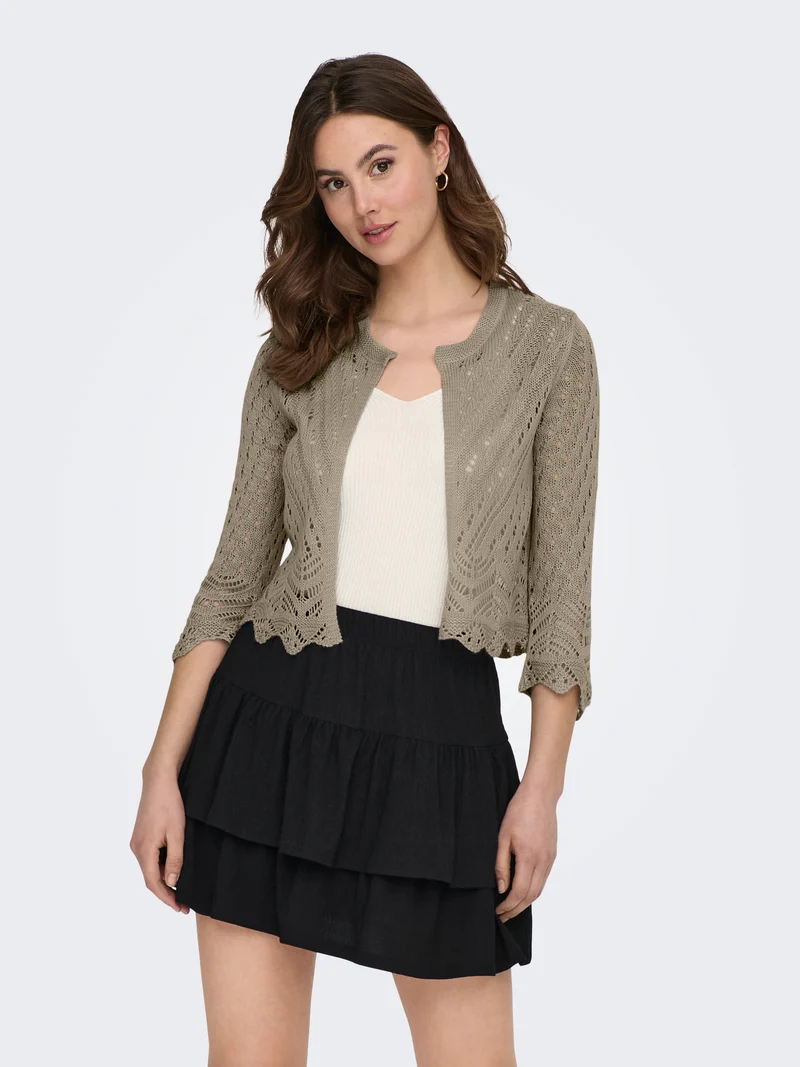 JDYSUN 3/4 CROPPED CARDIGAN KNT NOOS