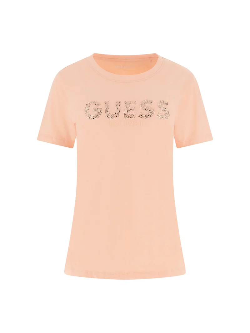 SS CN GUESS STUDS SCRIPT TEE